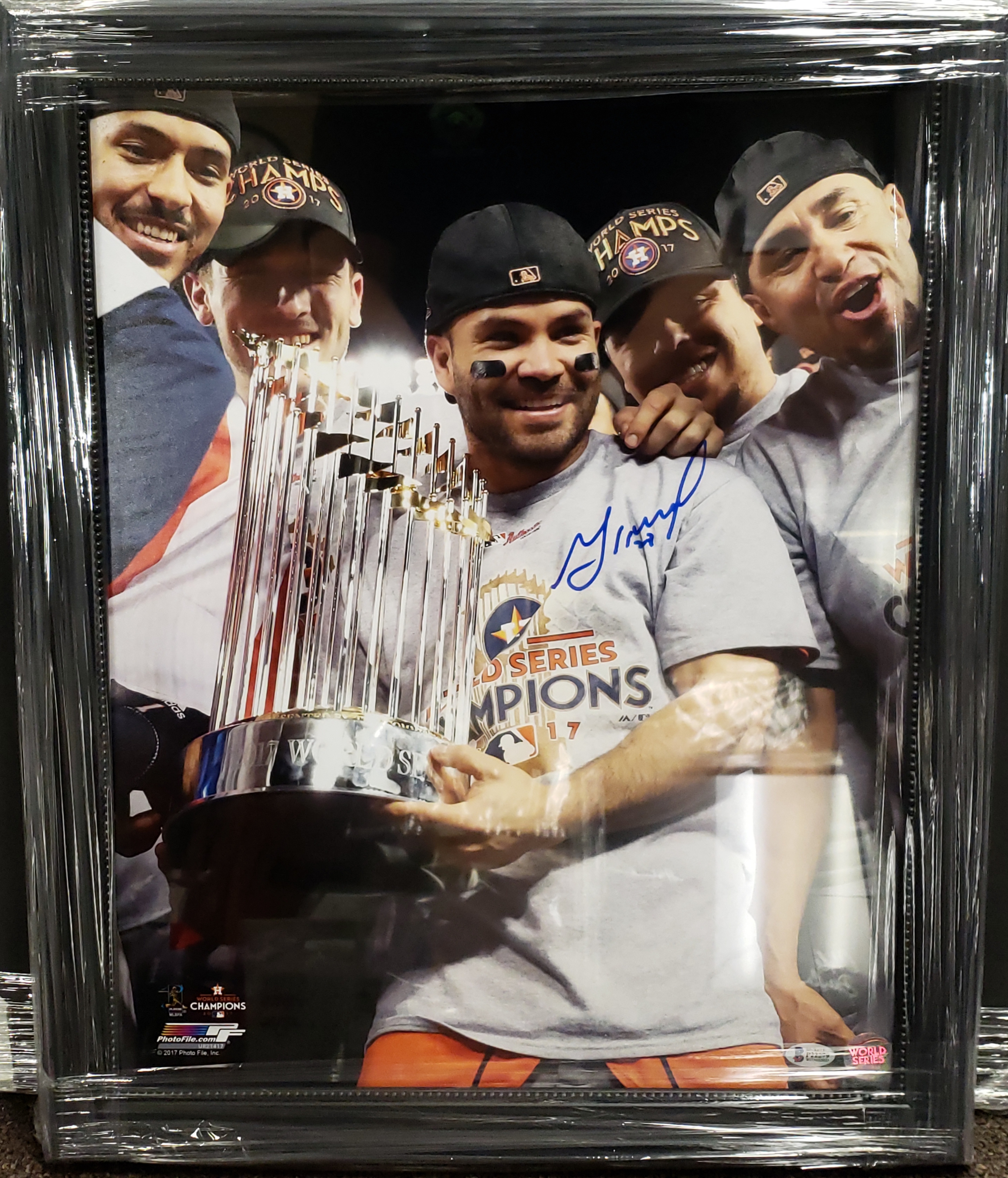 Houston Astros Autographed 2017 World Series Champions 16x20